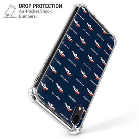 NFL Denver Broncos Blitz Series iPhone XR Clear Case
