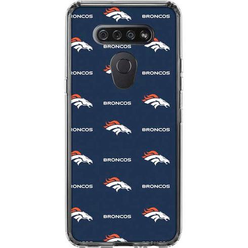 NFL Denver Broncos Blitz Series LG K51/Q51 Clear Case