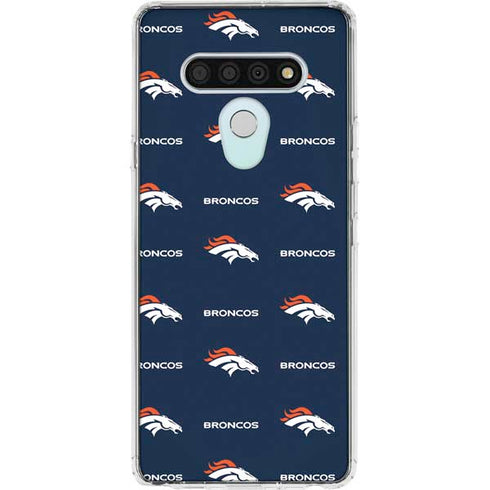 NFL Denver Broncos Blitz Series LG Stylo 6 Clear Case
