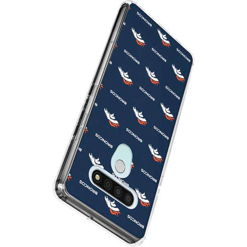 NFL Denver Broncos Blitz Series LG Stylo 6 Clear Case