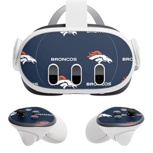 NFL Denver Broncos Blitz Series Meta Quest 3 Skin
