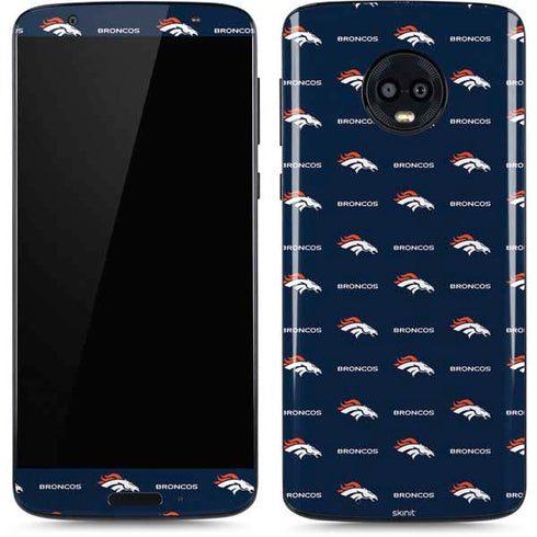 NFL Denver Broncos Blitz Series Moto G6 Skin