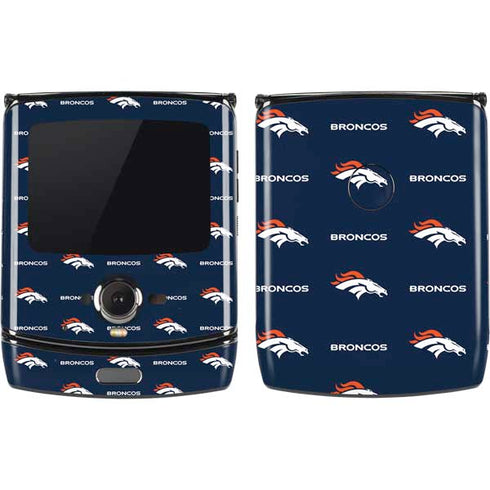 NFL Denver Broncos Blitz Series Motorola RAZR Skin
