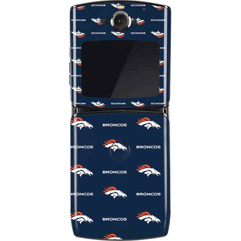 NFL Denver Broncos Blitz Series Motorola RAZR Skin