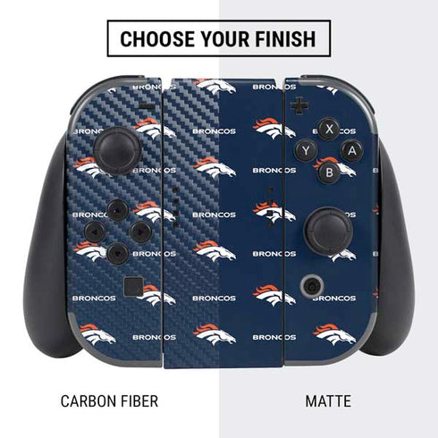 NFL Denver Broncos Blitz Series Nintendo Switch Bundle Skin