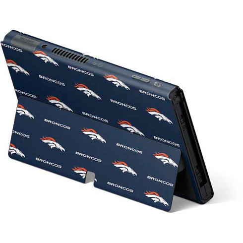 NFL Denver Broncos Blitz Series Nintendo Switch OLED (2021) Skin