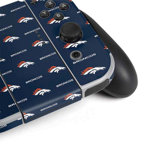 NFL Denver Broncos Blitz Series Nintendo Switch OLED (2021) Skin