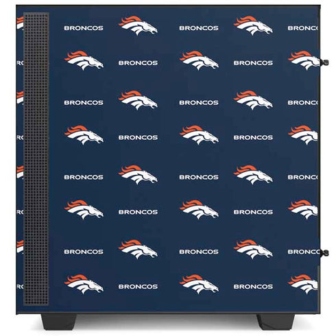 NFL Denver Broncos Blitz Series NZXT H510 Compact ATX Mid-Tower Case Skin