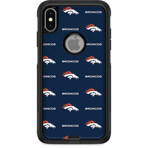 NFL Denver Broncos Blitz Series Otterbox Commuter iPhone Skin