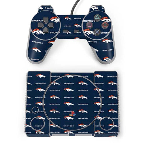 NFL Denver Broncos Blitz Series PlayStation Classic Bundle Skin