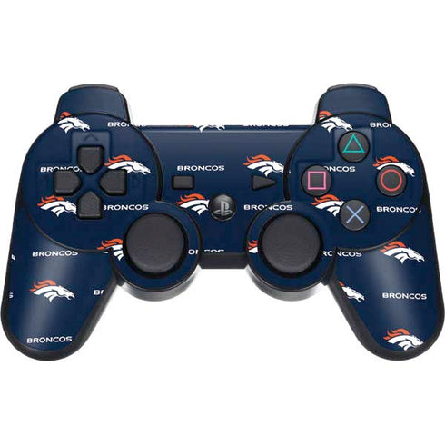NFL Denver Broncos Blitz Series PS3 Dual Shock wireless controller Skin