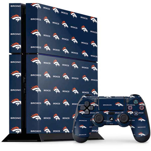 NFL Denver Broncos Blitz Series PS4 Console and Controller Bundle Skin