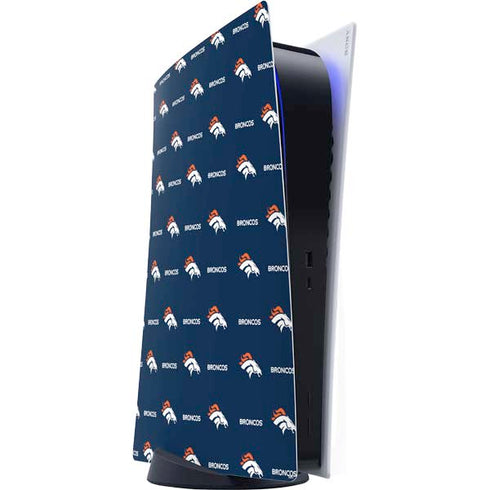 NFL Denver Broncos Blitz Series PS5 Digital Edition Console Skin