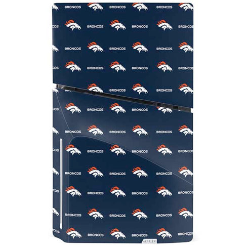 NFL Denver Broncos Blitz Series PS5 Slim Disk Console Skin