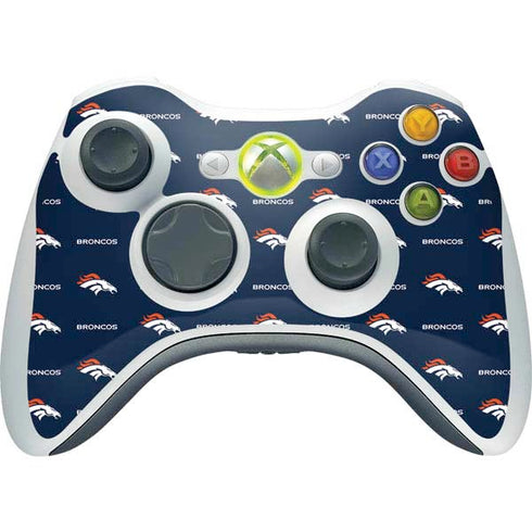NFL Denver Broncos Blitz Series Xbox 360 Wireless Controller Skin