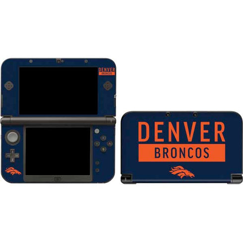 NFL Denver Broncos Blue Performance Series 3DS XL 2015 Skin