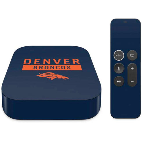 NFL Denver Broncos Blue Performance Series Apple TV Skin