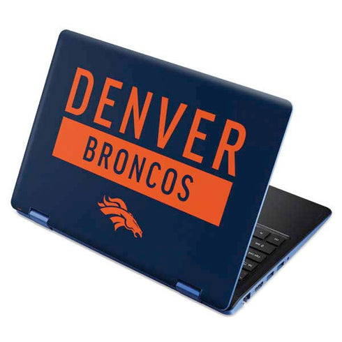 NFL Denver Broncos Blue Performance Series Aspire R11 11.6in Skin