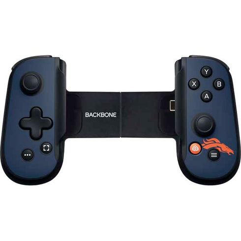 NFL Denver Broncos Blue Performance Series Backbone One for iPhone Game Controller Skin