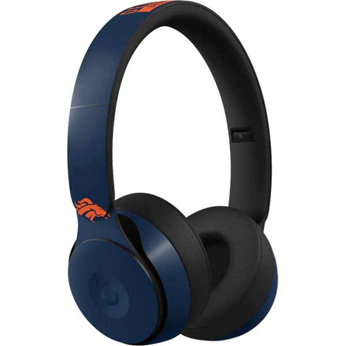 NFL Denver Broncos Blue Performance Series Beats Solo Pro Skin