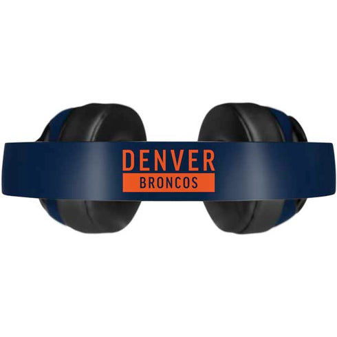 NFL Denver Broncos Blue Performance Series Beats Solo Pro Skin
