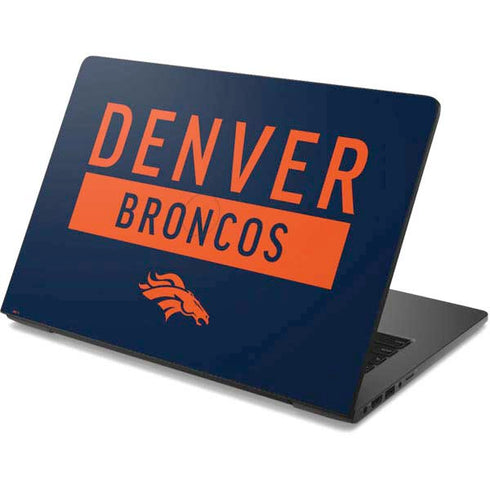 NFL Denver Broncos Blue Performance Series Dell Chromebook Skin