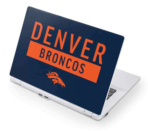 NFL Denver Broncos Blue Performance Series Acer Chromebook Skin