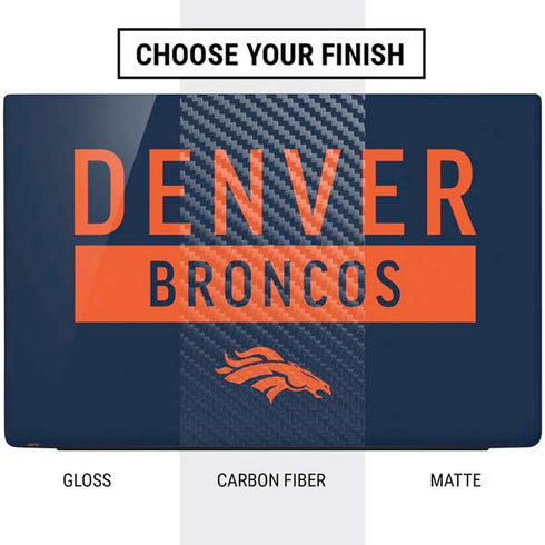 NFL Denver Broncos Blue Performance Series Dell Vostro Skin