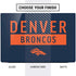 NFL Denver Broncos Blue Performance Series Dell Vostro Skin