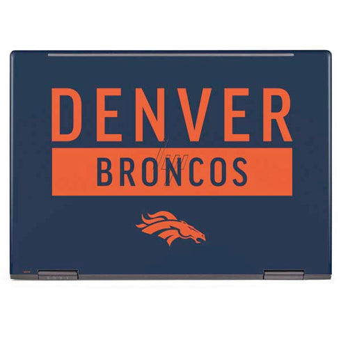 NFL Denver Broncos Blue Performance Series HP Envy Skin