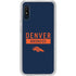 NFL Denver Broncos Blue Performance Series Galaxy A10e Clear Case