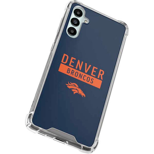 NFL Denver Broncos Blue Performance Series Galaxy A15 5G Clear Case
