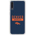 NFL Denver Broncos Blue Performance Series Galaxy A50 Clear Case