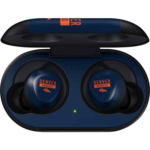 NFL Denver Broncos Blue Performance Series Galaxy Buds Skin