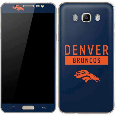 NFL Denver Broncos Blue Performance Series Galaxy J7 Skin