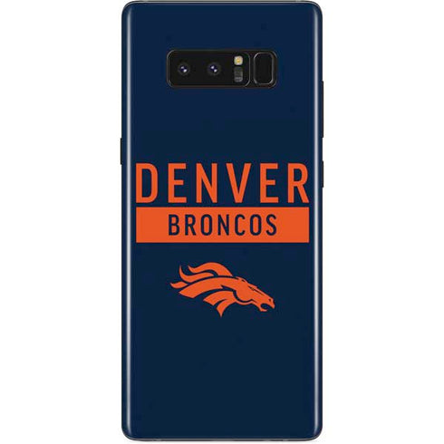 NFL Denver Broncos Blue Performance Series Galaxy Note 8 Skin