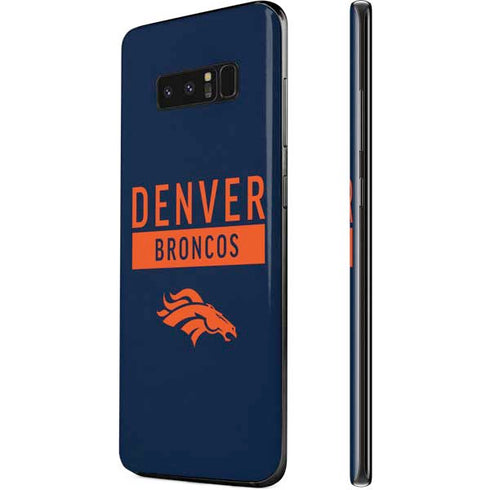 NFL Denver Broncos Blue Performance Series Galaxy Note 8 Skin