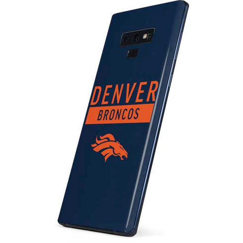 NFL Denver Broncos Blue Performance Series Galaxy Note 9 Skin