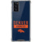 NFL Denver Broncos Blue Performance Series Galaxy Note20 5G Clear Case