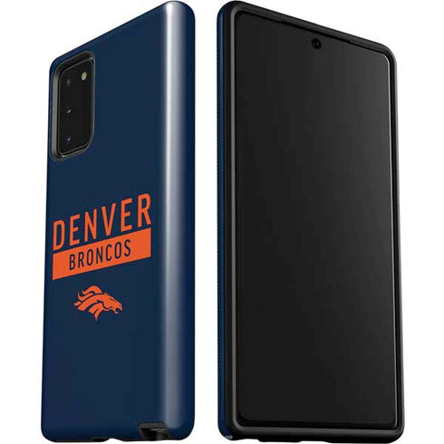 NFL Denver Broncos Blue Performance Series Galaxy Note20 5G Pro Case