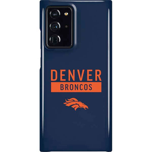 NFL Denver Broncos Blue Performance Series Galaxy Note20 Ultra 5G Lite Case