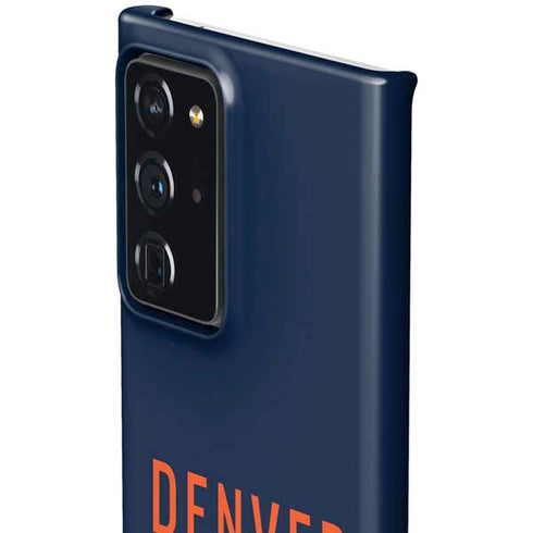 NFL Denver Broncos Blue Performance Series Galaxy Note20 Ultra 5G Lite Case