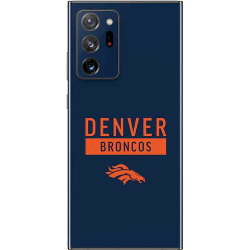 NFL Denver Broncos Blue Performance Series Galaxy Note20 Ultra 5G Skin
