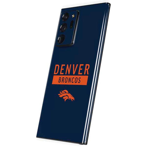 NFL Denver Broncos Blue Performance Series Galaxy Note20 Ultra 5G Skin