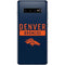 NFL Denver Broncos Blue Performance Series Galaxy S10 Plus Skin