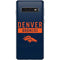 NFL Denver Broncos Blue Performance Series Galaxy S10 Skin