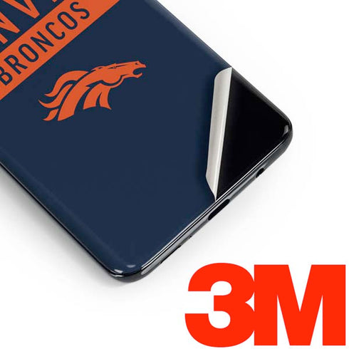 NFL Denver Broncos Blue Performance Series Galaxy S10e Skin