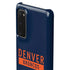 NFL Denver Broncos Blue Performance Series Galaxy S20 Lite Case
