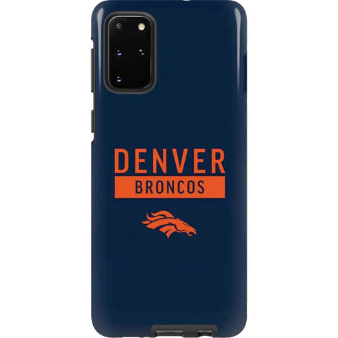 NFL Denver Broncos Blue Performance Series Galaxy S20 Plus Pro Case