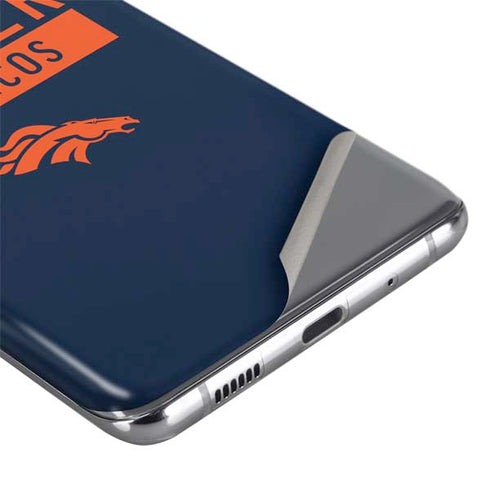 NFL Denver Broncos Blue Performance Series Galaxy S20 Plus Skin